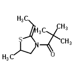 CAS#: 816455-65-9， 1-[(2Z)-2-Ethylidene-5-methyl-1,3-thiazolidin-3-yl]-2,2-dimethyl-1-propanone