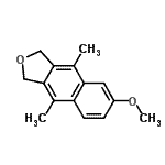 CAS#: 816463-34-0， 6-Methoxy-4,9-dimethyl-1,3-dihydronaphtho[2,3-c]furan