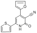 CAS 登录号：81682-91-9， 4-(2-呋喃基)-2-氧代-6-(2-噻吩基)-1,2-二氢-3-吡啶甲腈
