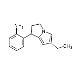 CAS#: 817207-43-5， 2-(6-Ethyl-2,3-dihydro-1H-pyrrolizin-1-yl)aniline