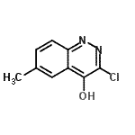 CAS#: 817209-20-4， 3-Chloro-6-methyl-4-cinnolinol