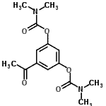 CAS#: 81732-48-1， 5-Acetyl-1,3-phenylene bis(dimethylcarbamate)
