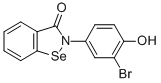 CAS 登录号:81744-15-2, 2-(3-溴-4-羟基苯基)-1,2-苯并硒唑-3-酮