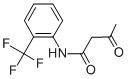 structure of CAS# 81761-28-6, 3-Oxo-N-(2-Trifluoromethyl-Phenyl)-Butyramide;3-Keto-N-[2-(Trifluoromethyl)Phenyl]Butyramide;3-Oxo-N-(2-(Trifluoromethyl)Phenyl)Butyramide;3-Oxo-N-(2-(Trifluoromethyl)Phenyl)Butanamide