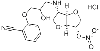 CAS#: 81785-28-6， 1,4:3,6-Dianhydro-2-((3-(2-cyanophenoxy)-2-hydroxypropyl)amino)-2-deoxy-L-iditol 5-nitrate monohydrochloride
