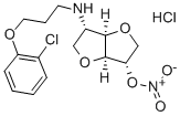 CAS#: 81785-45-7， 1,4:3,6-Dianhydro-2-((3-(2-chlorophenoxy)propyl)amino)-2-deoxy-L-iditol 5-nitrate monohydrochloride