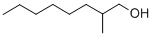 structure of CAS# 818-81-5, 2-Methyl-1-Octanol;1-Octanol, 2-Methyl-;2-Methyl-1-Octanol