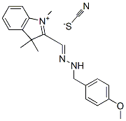 CAS#: 81892-56-0， 2-[[(4-Methoxyphenyl)Methylhydrazono]Methyl]-1,3,3-Trimethyl-3H-Indolium Thiocyanate