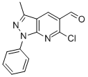 CAS#: 81933-75-7， 6-Chloro-3-Methyl-1-Phenyl-1H-Pyrazolo[3,4-b]Pyridine-5-Carbaldehyde