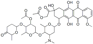 CAS#: 81975-88-4， [2-[4-[5-[4-Acetyloxy-6-Methyl-5-(6-Methyl-5-Oxo-Oxan-2-Yl)Oxy-Oxan-2- Yl]Oxy-4-Dimethylamino-6-Methyl-Oxan-2-Yl]Oxy-2,5,12-Trihydroxy-7-Methoxy-6,11-Dioxo-3,4-Dihydro-1H-Tetracen-2-Yl]-2-Oxo-Ethyl] Acetate