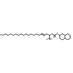 CAS#: 81984-09-0， 2-[2-(Decahydro-2-naphthalenyloxy)-2-oxoethyl]-4-icosenoate
