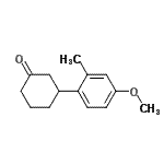 CAS#: 819849-78-0， 3-(4-Methoxy-2-methylphenyl)cyclohexanone