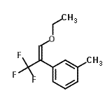CAS#: 819866-06-3， 1-[(1E)-1-Ethoxy-3,3,3-trifluoro-1-propen-2-yl]-3-methylbenzene