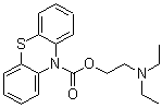 CAS 登录号：82-00-8， 10H-吩噻嗪-10-羧酸 2-(二乙基氨基)乙基酯