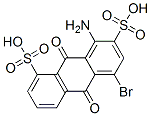 CAS 登录号:82-32-6, 4-氨基-1-溴-9,10-二氢-9,10-二氧代蒽-3,5-二磺酸