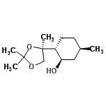 CAS#: 820208-67-1， (1R,2R,5R)-5-Methyl-2-[(4S)-2,2,4-trimethyl-1,3-dioxolan-4-yl]cyclohexanol