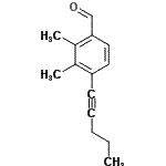CAS#: 820237-17-0， 2,3-Dimethyl-4-(1-pentyn-1-yl)benzaldehyde