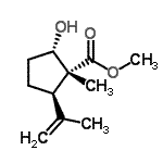 CAS#: 820245-19-0， Methyl (1R,2S,5R)-2-hydroxy-5-isopropenyl-1-methylcyclopentanecarboxylate