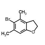 CAS#: 820258-91-1， 5-Bromo-4,6-dimethyl-2,3-dihydro-1-benzofuran