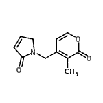 CAS#: 820986-35-4， 1-[(3-Methyl-2-oxo-2H-pyran-4-yl)methyl]-1,5-dihydro-2H-pyrrol-2-one