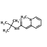 CAS#: 821021-75-4， (2Z)-N-(2-Methyl-2-propanyl)-2-(1-methyl-2(1H)-pyridinylidene)acetamide