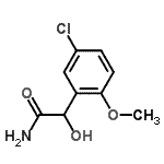 CAS#: 82128-19-6， 2-(5-Chloro-2-methoxyphenyl)-2-hydroxyacetamide