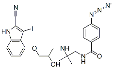 CAS#: 82130-68-5， 1-(4-Azidobenzoyl)-3,3-Dimethyl-6-Hydroxy-7-(2-Cyano-3-Iodoindol-4-Yloxy)-1,4-Diazaheptane