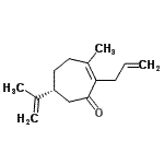 CAS#: 821777-88-2， (6R)-2-Allyl-6-isopropenyl-3-methyl-2-cyclohepten-1-one