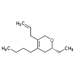 CAS#: 821783-01-1， (2R)-5-Allyl-4-butyl-2-ethyl-3,6-dihydro-2H-pyran