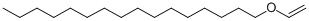 structure of CAS# 822-28-6, Cetyl Vinyl Ether;Cetyloxyethylene;1-Vinyloxyhexadecane;Cetyl Vinyl Ether