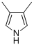 structure of CAS# 822-51-5, 3,4-Dimethylpyrrole;1H-Pyrrole, 3,4-Dimethyl-;DIMETHYLPYRROLE(3,4-);3,4-DIMETHYLPYRROLE