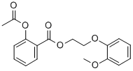 CAS#: 82273-25-4， 2-Guaiacolethanol acetylsalicylate