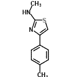 CAS#: 823236-59-5， N-Methyl-4-(4-methylphenyl)-1,3-thiazol-2-amine