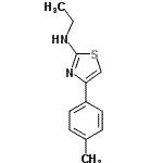 CAS 登录号：823236-60-8， N-乙基-4-(4-甲基苯基)-1,3-噻唑-2-胺