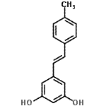 CAS#: 823804-66-6， 5-[(E)-2-(4-Methylphenyl)vinyl]-1,3-benzenediol
