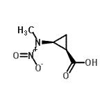 CAS#: 82403-63-2， (1R,2S)-2-[Methyl(nitro)amino]cyclopropanecarboxylic acid