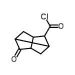 CAS#: 82431-43-4， 6-Oxotricyclo[3.3.0.0<sup>3,7</sup>]octane-2-carbonyl chloride
