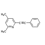 CAS#: 824389-28-8， 2,4-Dimethyl-6-(phenylethynyl)pyridine