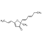 CAS#: 824412-82-0， (2S)-2-[(1E,3E)-1,3-Hexadien-1-yl]-2-methyl-5-[(1E)-1-propen-1-yl]-3(2H)-furanone