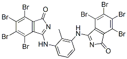 CAS#: 82457-14-5， 3,3'-[(2-Methyl-1,3-Phenylene)Diimino]Bis[4,5,6,7-Tetrabromo-1H-Isoindol-1-One]