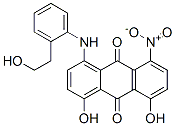 CAS 登录号：82457-17-8， 1,8-二羟基-4-[[2-(2-羟基乙基)苯基]氨基]-5-硝基蒽醌