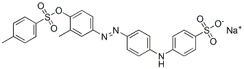 CAS#: 82457-23-6， Sodium 4-[4-[[3-Methyl-4-[[(p-Tolyl)Sulphonyl]Oxy]Phenyl]Azo]Anilino]Benzenesulphonate
