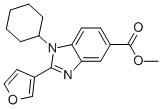 CAS#: 824949-98-6， 1-Cyclohexyl-2-(3-Furanyl)-1H-Benzimidazole-5-Carboxylic Acid Methyl Ester