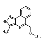 CAS#: 824968-25-4， 5-(Methoxymethyl)-3-methyl-2H-pyrazolo[4,3-c]isoquinoline