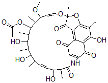 CAS#: 82534-57-4， 16,17-Dihydro-17-Hydroxyrifamycin S