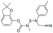 CAS#: 82560-70-1， (2,2-Dimethyl-3H-Benzofuran-7-Yl) N-[Cyanomethyl-(4-Methylphenyl)Amino]Sulfanyl-N-Methyl-Carbamate