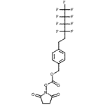 CAS#: 825635-46-9， 1-[({[4-(3,3,4,4,5,5,6,6,6-Nonafluorohexyl)benzyl]oxy}carbonyl)oxy]-2,5-pyrrolidinedione
