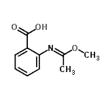 CAS#: 82666-35-1， 2-[(E)-(1-Methoxyethylidene)amino]benzoic acid
