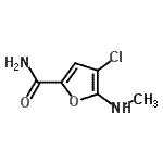 CAS#: 826991-38-2， 4-Chloro-5-(methylamino)-2-furamide