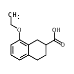 CAS#: 827022-88-8， 8-Ethoxy-1,2,3,4-tetrahydro-2-naphthalenecarboxylic acid